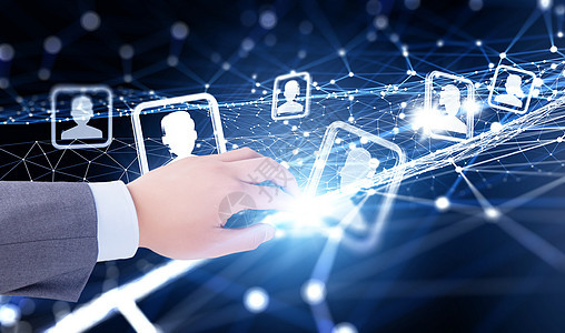 手指點擊網絡科技 連接未來，驅動創新